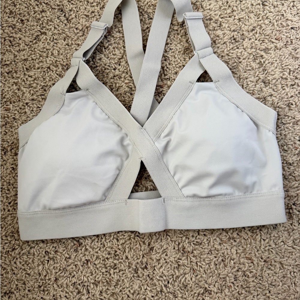 BuffBunny Light Gray Sports Bra